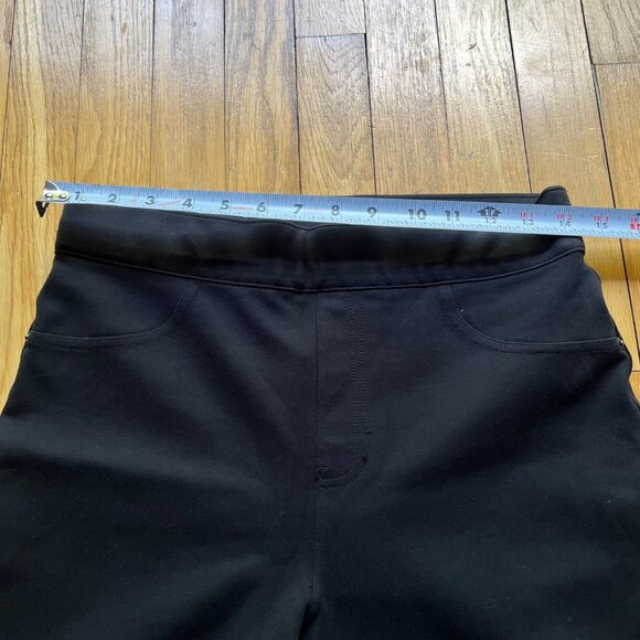 Spanx Size L Classic Black The Perfect Ponte Knit 4-Pocket Pull On Ankle Pants - Picture 10 of 15